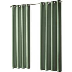 B&Q Blackout Curtains Sage Green 228cm x 228cm