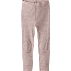 Tøj Name It Shadow Gray Nmnwax Uld Rib Leggings Noos - Rosa