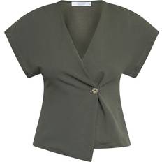 Sisters Point Overdele Sisters Point Bluse Gevela-Ve Gevela-Ve Vest - Khaki Green
