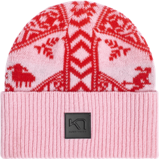 Dame - Skiløb Huer Kari Traa Saga Knit Beanie Gum - Pink