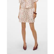 Vero Moda Hvid Shorts Vero Moda Vmodette Shorts Snow White Strawberry