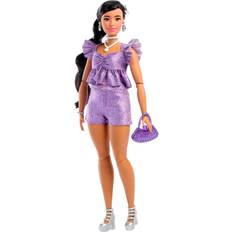 Barbie Lys Dukker & Dukkehus Barbie Deluxe Style Purple Shorts Lilla