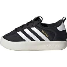 adidas Samba Home Icons Comfortable Non-Slip Durable Low-Top Kids Sneakers - Black White