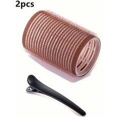 Hair Rollers Shein 2pcs Large Size Hair Rollers With Clips