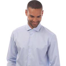 HUGO BOSS Shirts HUGO BOSS Mens H-Joe Cotton Spread Shirt - Blue