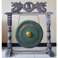 Gongs Ancient Wisdom Medium Gong In Stand 35cm Greenwash