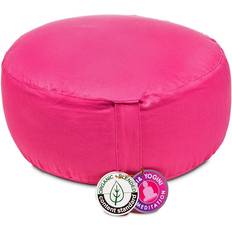 Meditation Cushion Pink Organic Cotton
