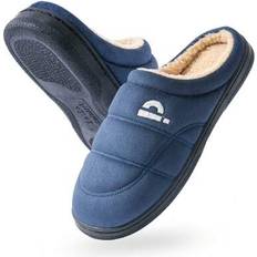 Men - Waterproof Slippers Shein Men's Home Slippers Warm Simple Non-Slip Wear-Resistant Flat Shoes - Warm