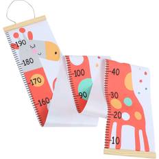 Height Charts Kid's Room Inoomp Chart Height Measuring Ruler Baby Pink