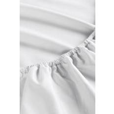 Satin Bed Sheets Christy 500TC Premium Sateen Luxury Fitted Sheets Double Bed Sheet White