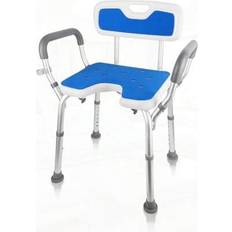 Aluminum Shower Stools Shein Shower Chair U-Shaped Armrest Backrest