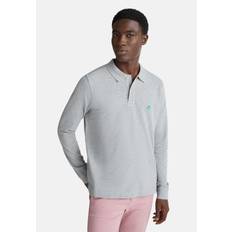 United Colors of Benetton Pikétröjor United Colors of Benetton Polo de Algodón de Manga Larga - Gris