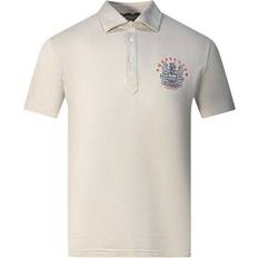 Aldis London Logo Polo Shirt - Beige
