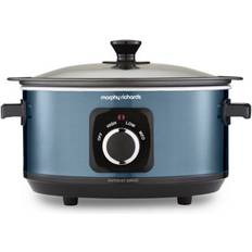 Morphy Richards Accents Sear Stew 3.5L Slow Cooker Blue