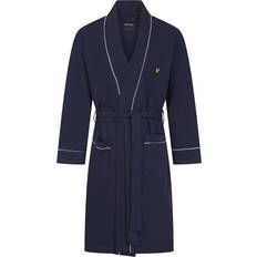Lyle & Scott Blåa Sovplagg Lyle & Scott Kobe Bathrobe Morgonrockar Herr Blå
