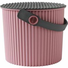 Omnioutil Japansk Spand Med Låg 4 Liter Rose Pink Kurv