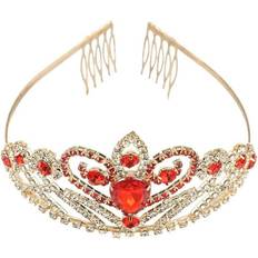 Crowns & Tiaras Furtalk Liangnv Tiara Crown Bridal Crystal Rhinestone Queen Pageant