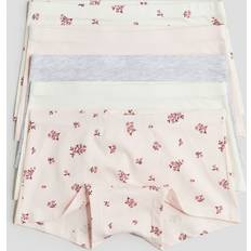 H&M Puderrosa Blommig 5-Pack Boxertrosa Bomull - Flicka