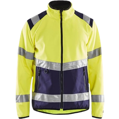 Blåkläder 4877 Hi-Vis Softshell Jacket - Yellow/Navy Blue
