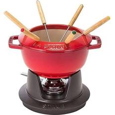 Oven Safe Fonduegryder Staub Set Red 2.35 L