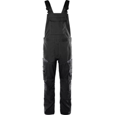 Fristads Dam Arbetsoveraller Fristads 1556 STFP Bib'N'Brace - Black/Grey