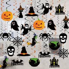 Swirls on sale Shein 24pcs Halloween Decoration Hanging Swirls