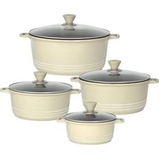 Sq Professional Laria Cream Cookware Set with lid 8 Parts