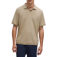 Herr - Oversize Pikétröjor Lululemon Strukturiertes Kurzarm-Poloshirt aus Mesh für Männer - Sheer Oak
