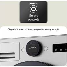 LG W4X7016Twb 11Kg 6Kg 1400 Washer Dryer Essence Glossy White
