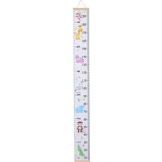 Height Charts Kid's Room Solustre Cartoon Height Ruler Wooden Wall Hanging