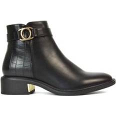 Biker boot XY London Layla Chelsea Biker Pixie Ankle Booties - Black