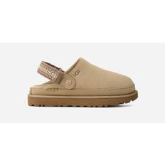 UGG Suede Clogs UGG Women's Goldenstar Braid Clog Suede Shoes - Mustard Seed