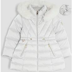 Coat Jackets Children's Clothing River Island Girl's Padded Coat & Scrunchie Set - Grey (444731)