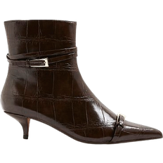 River Island Croc Textured - Brown