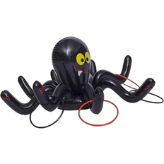 Birthdays Inflatable Decorations Shein Inflatable Decorations Halloween Party Inflatable Throwing Game Set - Octopus And Spider Ring Black