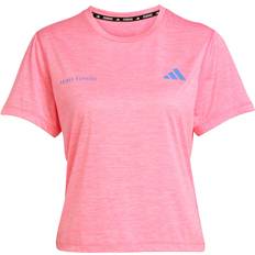 Adidas Pink T-shirts adidas Women's Own The Run Melange T-shirt - Pink Melange