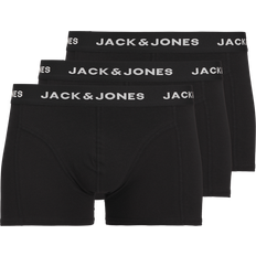 Jack & Jones Stretch Kalsonger Jack & Jones Boxershorts 3-pack - Black/Black