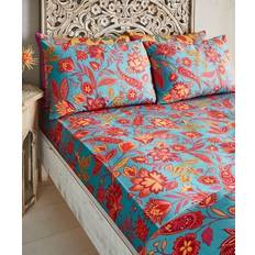 Satin Bed Sheets Joe Browns Contrast Floral Border Print Fitted 200tc Bed Sheet Yellow