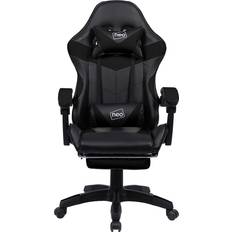 Neo Leather Massage Swivel Gaming Chair - Black