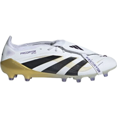 Adidas Herr Fotbollsskor adidas Predator Elite Fold-Over Tongue Ag Football Shoes - Vit/Svart/Guld