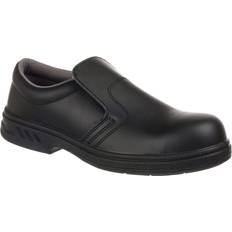 Workwear & Equipment Portwest FW81 Steelite Slip On Safety Shoe - Black
