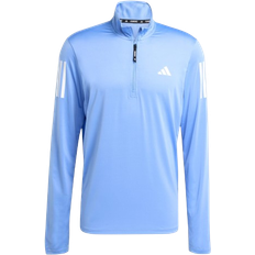 Adidas Blue Tops adidas Men Own The Run Half Zip - Blue Fusion