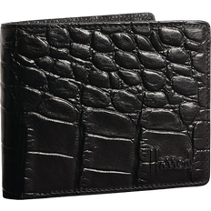 Neutral Croc Embossed Wembley Bifold Wallet - Jute