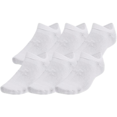 Football Underwear Under Armour Essential No Show Socks 6-pack - White/Halo Gray