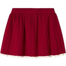Nederdele Børnetøj Name It Nederdel Nmfralbo Knit Skirt - Rød/Hvid