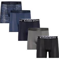 Multifärgade - Träningsplagg Kalsonger Björn Borg Sports Microfiber Boxers 5-Pack Multi