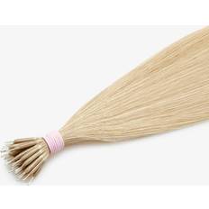 Blonde Stick Hair Extensions Lullabellz Invisible Nano Bonds Light 18 inch California Blonde