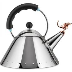 Alessi Rostfritt stål - Spiskittlar Vattenkokare Alessi Tea Rex Black