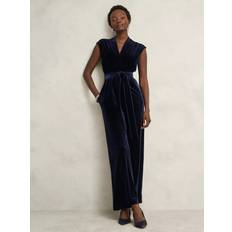 Hobbs Jumpsuits & Overalls Hobbs Olive Velvet Jumpsuit - Midnight Navy