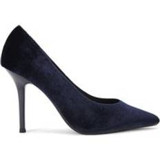 Women Heels & Pumps Kurt Geiger Nala Velvet Heels - Navy